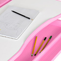 Anatomica Avgusta + стул + выдвижной ящик + подставка (белый/розовый)