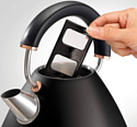 Morphy Richards Accents Rose Gold and Black Traditional Kettle 102104