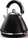 Morphy Richards Accents Rose Gold and Black Traditional Kettle 102104