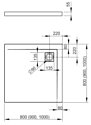 Radaway Argos C со съемной панелью 100x100 (4ACN1010-02)