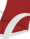 M-Group Фасоль 12370106 (белый ротанг/красная подушка)