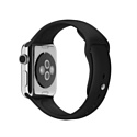 Apple Watch 38mm Stainless Steel with Black Sport Band (MJ2Y2)