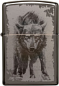 Zippo Wolf Design Black Ice 49073