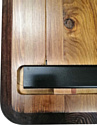 ErgoSmart Wooden Electric Desk 1300х750х27 мм (дуб мореный/белый)