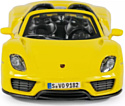 Bburago Porsche 918 Spyder 18-21076 (желтый)