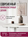 Millwood Лофт Уэльс Л 130x80x75 (36 мм, белый/металл белый)