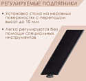 Millwood Лофт Уэльс Л 130x80x75 (36 мм, белый/металл белый)