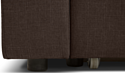 Divan Мансберг Textile (правый, коричневый)