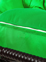 M-Group Лежебока 11180204 (с коричневым ротангом/зеленая подушка)