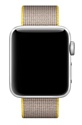 Apple из плетеного нейлона 38 мм (желтый/светло-серый) (MNK72)
