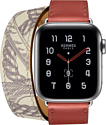 Apple Watch Hermes Series 5 40mm GPS + Cellular Stainless Steel Case with Double Tour