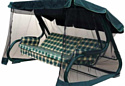 МебельСад АМС эконом 220x145x175 см (черно-зеленый)