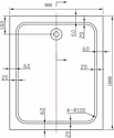 Vincea VST-2AR-9010 100x90 см