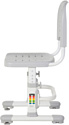 Anatomica Smart-10 Plus + стул + надстройка + выдвижной ящик с серым стулом Lux-01 (белый/серый)