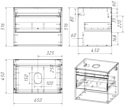 Teymi Ritta 65 T60524 (дуб эврика/графит матовый)