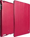 Jison iPad 2/3/4 Smart Leather Cover Rose Red (JS-ID2-007)