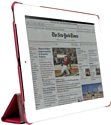 Jison iPad 2/3/4 Smart Leather Cover Rose Red (JS-ID2-007)