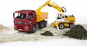 Bruder MAN TGA Construction truck with Liebherr Excavator 02751