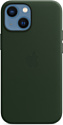 Apple MagSafe Leather Case для iPhone 13 mini (зеленая секвойя)