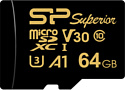 Silicon Power Superior Golden A1 microSDXC SP064GBSTXDV3V1GSP 64GB