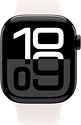 Apple Watch Series 10 42 мм (алюминиевый корпус, спортивный силиконовый ремешок S/M)