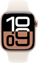 Apple Watch Series 10 42 мм (алюминиевый корпус, спортивный силиконовый ремешок S/M)