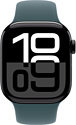 Apple Watch Series 10 42 мм (алюминиевый корпус, спортивный силиконовый ремешок S/M)