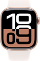 Apple Watch Series 10 42 мм (алюминиевый корпус, спортивный силиконовый ремешок S/M)