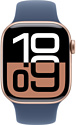 Apple Watch Series 10 42 мм (алюминиевый корпус, спортивный силиконовый ремешок S/M)