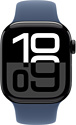 Apple Watch Series 10 42 мм (алюминиевый корпус, спортивный силиконовый ремешок S/M)