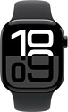 Apple Watch Series 10 42 мм (алюминиевый корпус, спортивный силиконовый ремешок S/M)