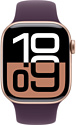Apple Watch Series 10 42 мм (алюминиевый корпус, спортивный силиконовый ремешок S/M)