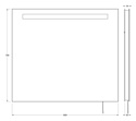 Ellux Linea LED 80х70 (LIN-A1 9119)