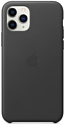 Apple Leather Case для iPhone 11 Pro (черный)