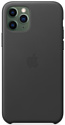 Apple Leather Case для iPhone 11 Pro (черный)