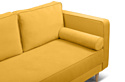 Divan Динс Velvet Yellow 210 см (велюр, желтый)