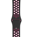 Apple Nike 44 мм (черный/розовый всплеск, S/M и M/L) MWUC2