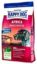 Happy Dog (1 кг) Supreme Sensible - Africa со страусом и катрофелем