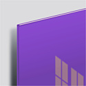 BRAUBERG стеклянная 45x45 см (фиолетовый)