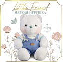 Milo Toys Little Friend Медведь в синем комбинезоне 9905631