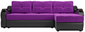 Лига диванов Меркурий 100366 (фиолетовый/черный)