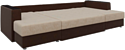 Mebelico Эмир-П 58816 (вельвет, бежевый/коричневый)
