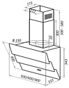 MAUNFELD Cascada Push 60 черный