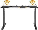 ErgoSmart Ergo Desk Pro 1380x800x18 мм (бетон чикаго светло-серый/черный)
