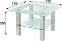 Мебелик Кристалл 1 (алюминий/прозрачный)
