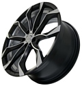 Sakura Wheels 5320 8.5x19/5x114.3 D73.1 ET38 Черный с полировкой