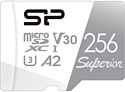 Silicon Power Superior microSDXC SP256GBSTXDA2V20SP 256GB (с адаптером)