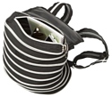 ZIPIT Zipper Backpack Black & Silver