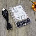 USBTOP SATA – MiniUSB – USB3.0 (пластик, прозрачный)