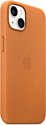 Apple MagSafe Leather Case для iPhone 13 (золотистая охра)